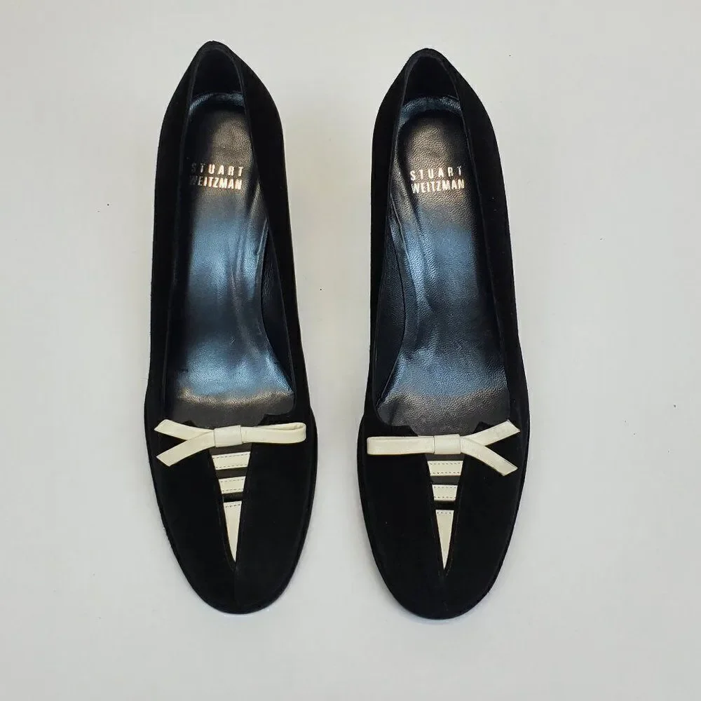 Stuart Weitzman Leather Suede Pumps SH-005